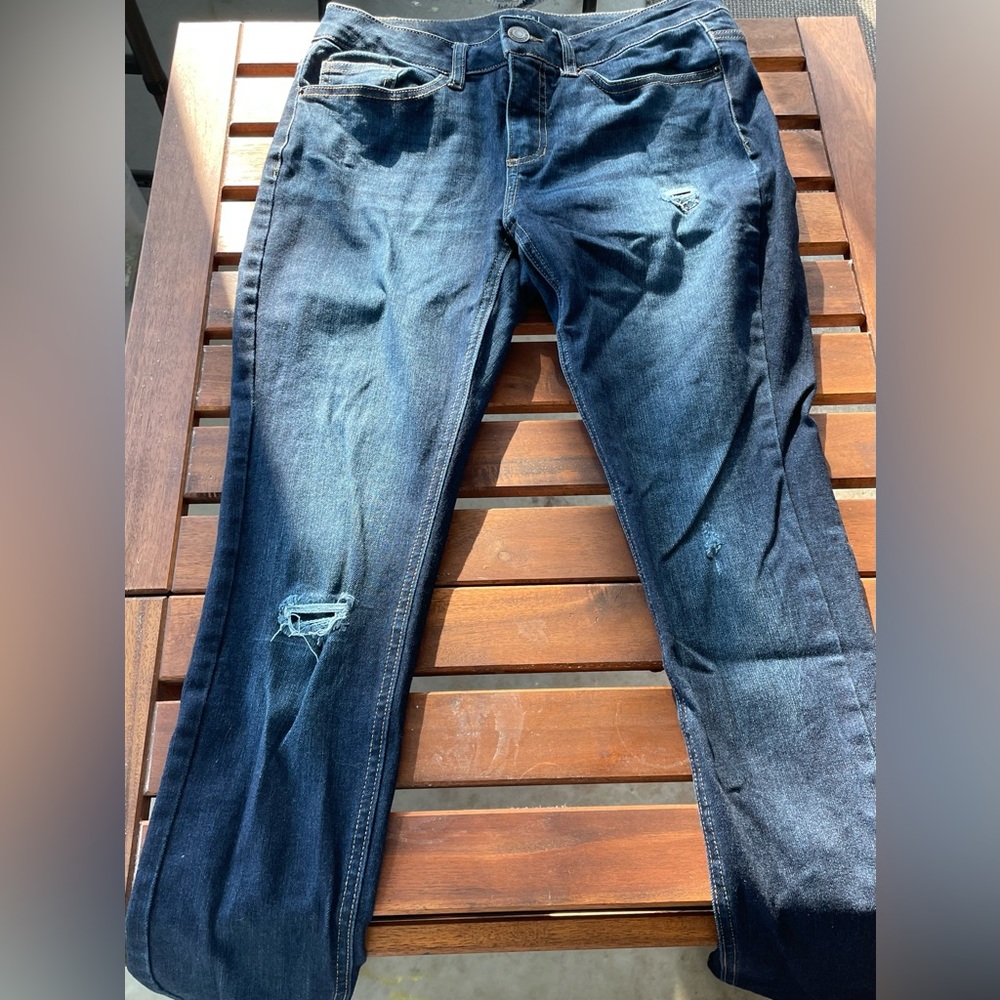 Medium/Dark Wash Skinny Jeans